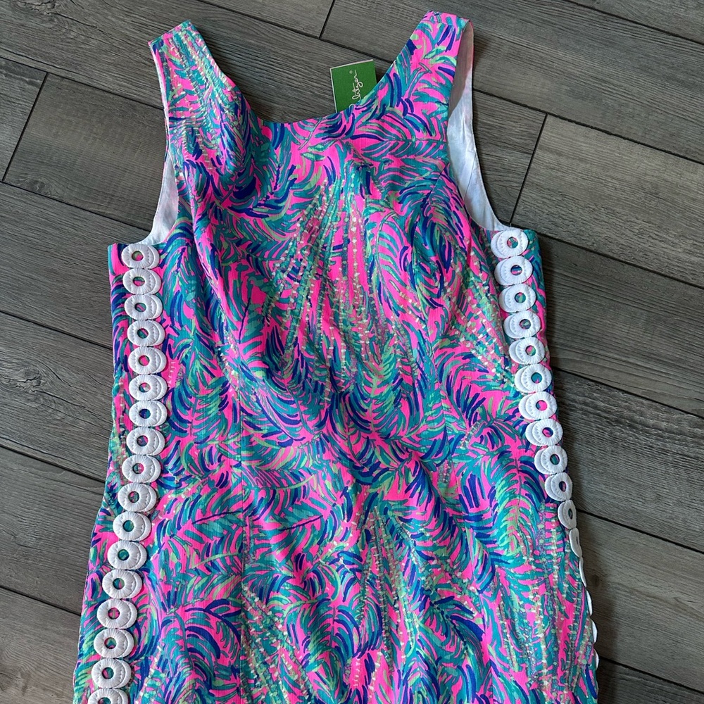 NWT Lilly Pulitzer pink sunset coco breeze dress mila shift size 12